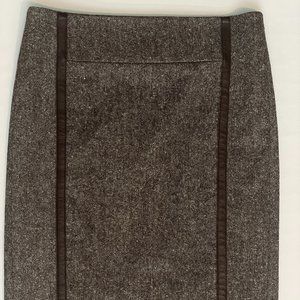 Bebe Brown Pencil SKirt Size 0